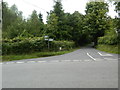 Cross-roads at Hafod