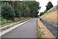 Busway approaching Trumpington P&R