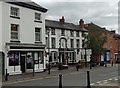 Looking across the High Street, Llanfyllin