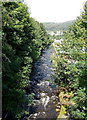 The Rhondda Fach flows towards Station Road Ferndale