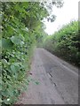 East Dundry Road looking uphill from Whitchurch