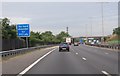 M4 approaching Riding Court Road bridge