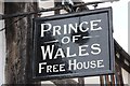 Prince of Wales sign