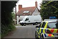 Police car off Gloucester Road