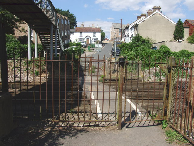 Pedestrian Level Crossing between Bower... © Chris Whippet :: Geograph ...