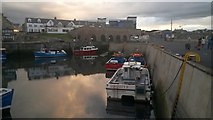 NU2232 : Evening in Seahouses Harbour by Graham Robson