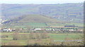 Nyland Hill and the Mendip Hills from Wedmore