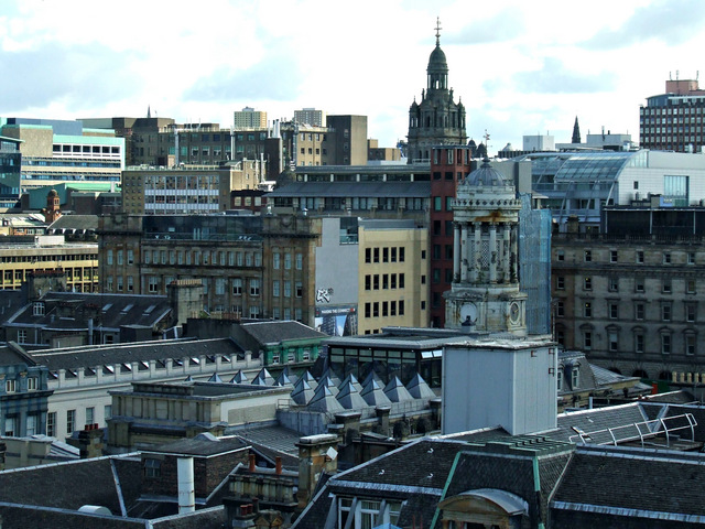 Glasgow rooftops