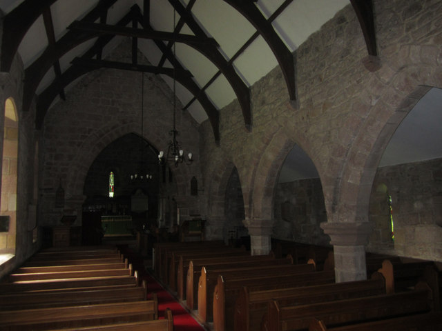 Interior of Church of St Mary and St Michael, Doddington