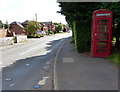 Phone box along Old Forge Road