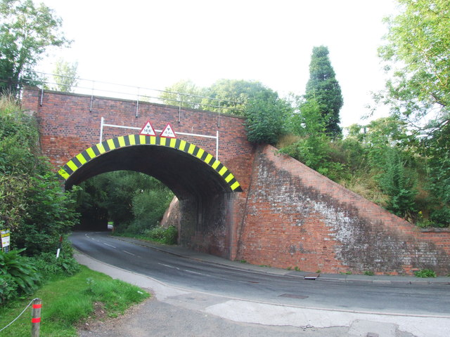 Railway Bridge over Stakenbridge Lane, near Churchill