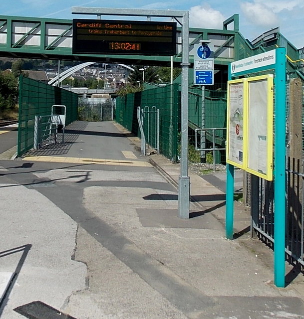 rhondda fach active travel route