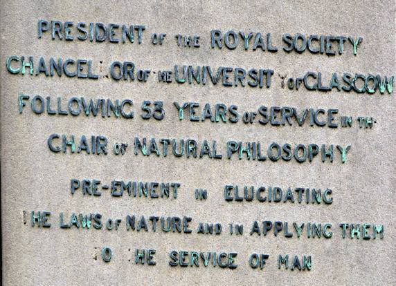 Lord Kelvin's statue, Belfast (2013-3)