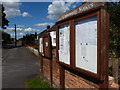 Community notices along Kennel Lane