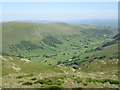 NY4706 : Longsleddale from a descent of Kentmere Pike by Peter S