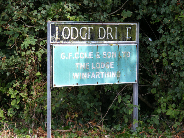 Lodge Drive sign