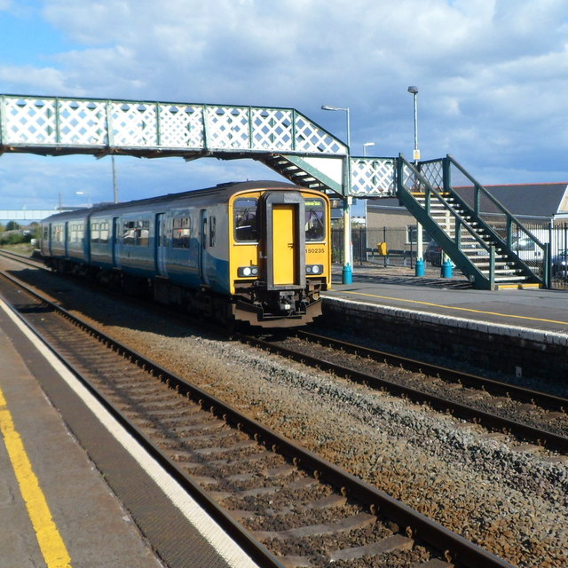 Pembroke Dock train in Burry Port