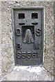 SE0150 : Benchmark on Vicar's Allotment trig point by Roger Templeman