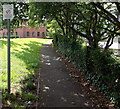 Start of the no-smoking zone, County Council Offices, Brecon