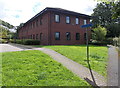 North side of Powys County Council offices, Brecon