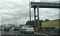 TQ5574 : A282 approaching the Dartford crossing by Christopher Hilton