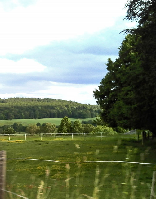 Countryside view from North Deeside Road