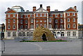 TQ3078 : Art Installation on The Rootstein Hopkins Parade Ground, Chelsea College of Art and Design, London by PAUL FARMER