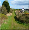 Track heads ESE away from Furnace Road, Pembrey