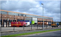 SP0765 : Halfords warehouse loading bays, Bartleet Road, Washford, Redditch by Robin Stott