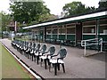 Seats at the ready, Firth Park Bowling Club, Firth Park, Sheffield