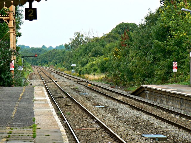 North from Kemble Railway Station, Kemble