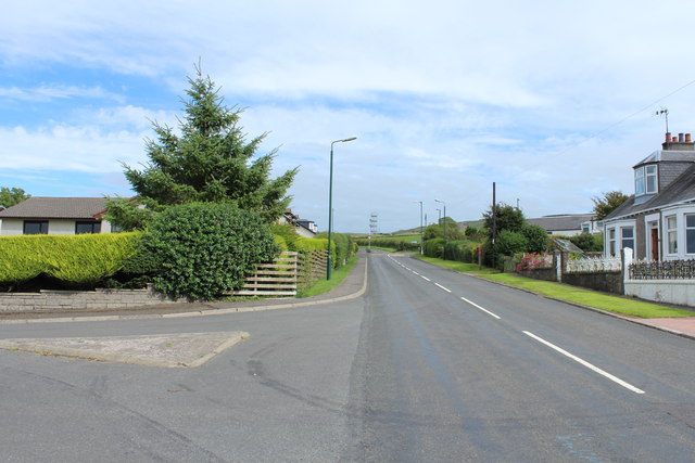 Road to the A719 at Fisherton © Billy McCrorie :: Geograph Britain and ...