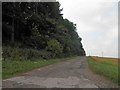 Unnamed track alongside the aptly named Audleby Square Wood