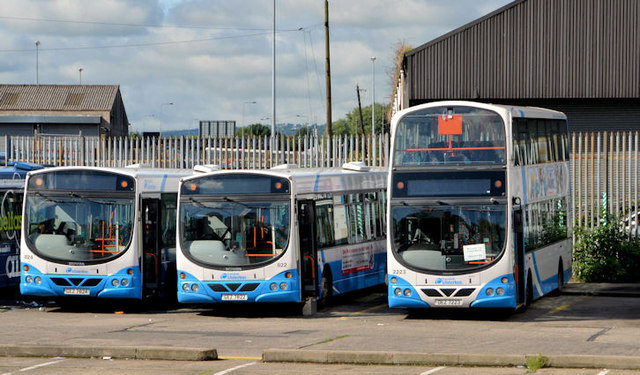 Gt Victoria Street bus depot, Belfast (2013-1)