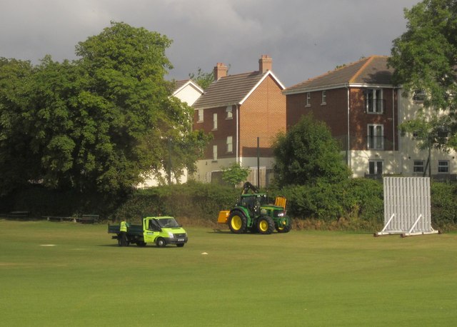 Flailing, Barton Cricket ground
