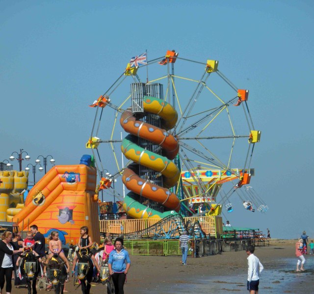 Cleethorpes Beach Rides © Steve Fareham Cc By Sa20 Geograph