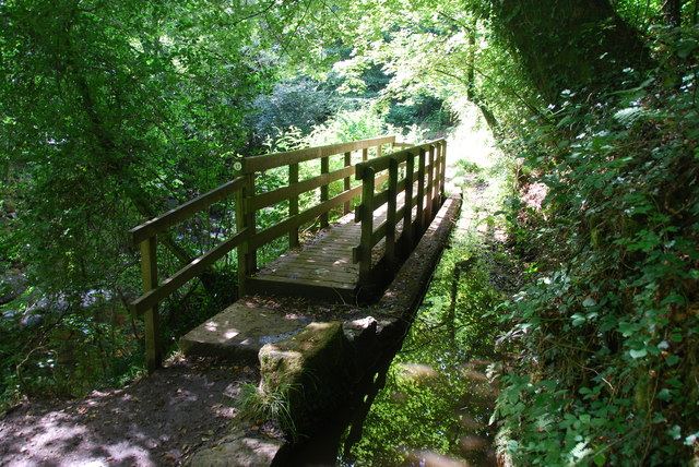 Footbridge by the Erme