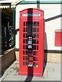 Red Telephone Box at the East Anglia Transport Museum