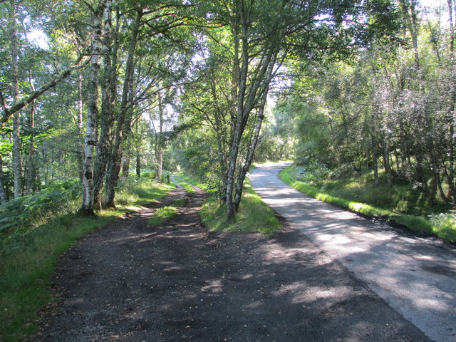 Track leading to Loch Achonachie © Jennifer Jones :: Geograph Britain ...