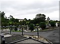 View eastwards across the graveyard at St Patrick