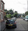 Trent Lane and the new footbridge