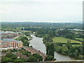 SO8453 : Worcester - view towards Diglis by Chris Allen