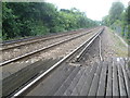 View from foot crossing near Kingswood