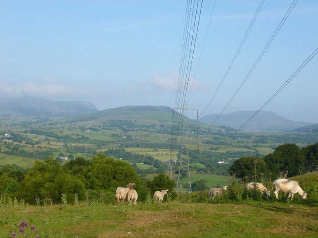 View over Coed-y-foel-Isaf