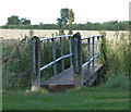 Footbridge along Mythe Lane