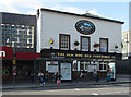 Upper Parliament Street: bus stops and The Old Dog and Partridge