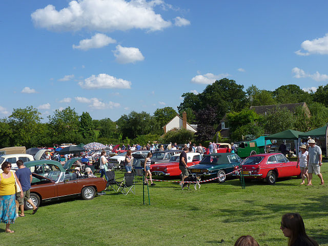 Old Dalby Day 2013 - classic car display © Richard Green :: Geograph ...