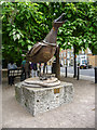 Seagull Sculpture, Narrow Street, Limehouse, London