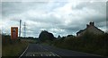 Hillside and power lines