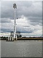 TQ3979 : Thames Cable Car Support Tower by David Dixon